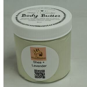 Shea Lavender Body Butter Handmade Natural Moisturizer 4 oz